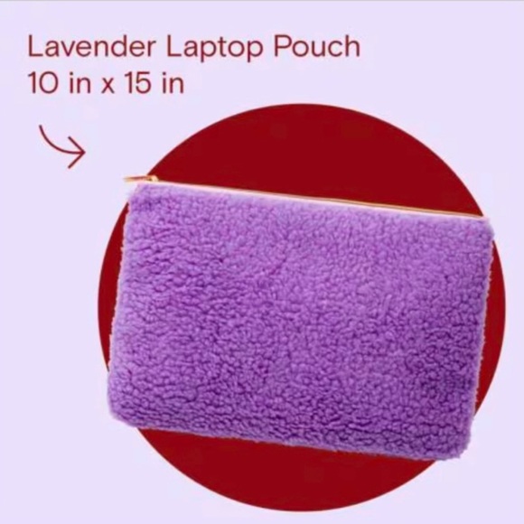 Sherpa Lavender Laptop Case - Picture 1 of 5